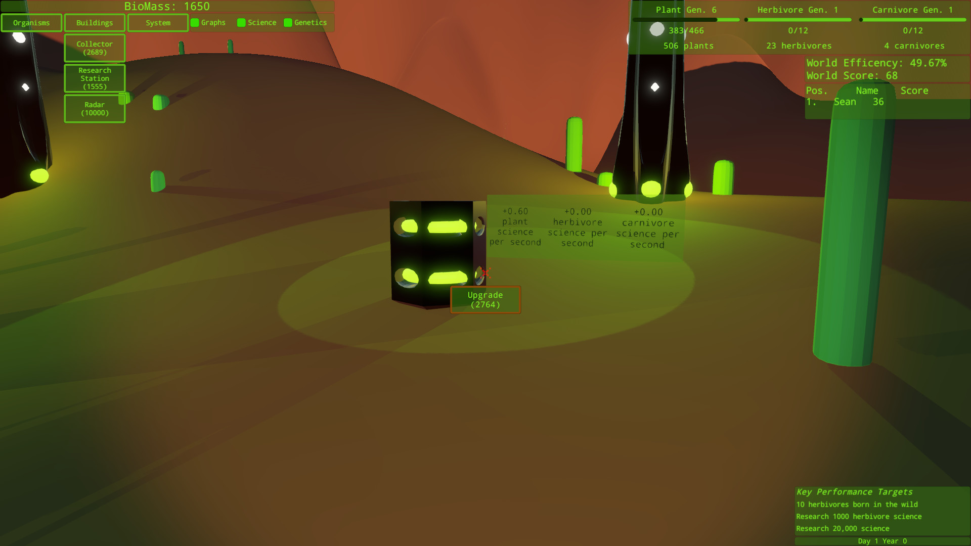 Intelligent Design: An Evolutionary Sandbox Screenshot 3