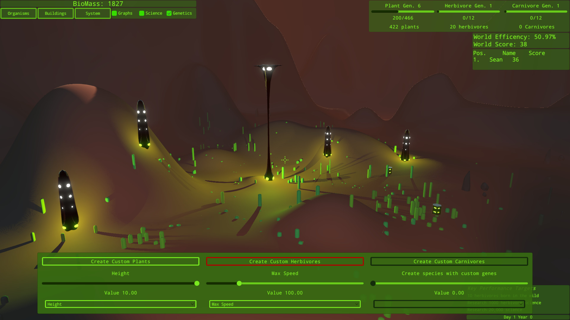 Intelligent Design: An Evolutionary Sandbox Screenshot 5
