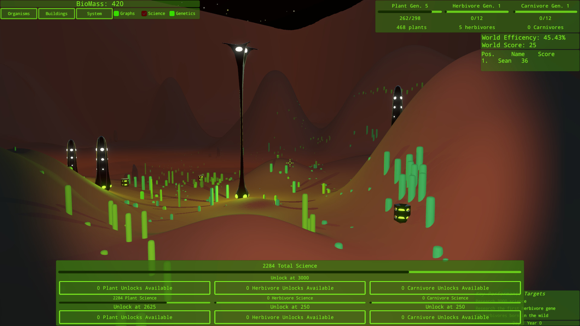 Intelligent Design: An Evolutionary Sandbox Screenshot 4