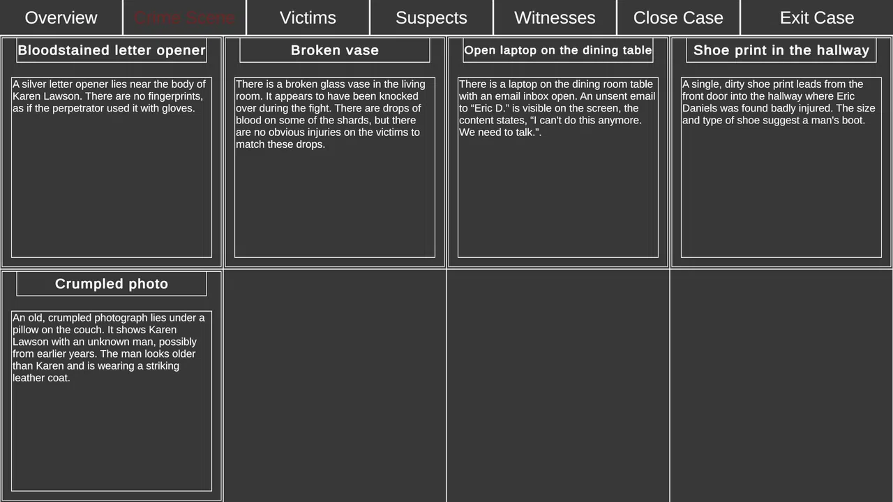 Crime Investigator Screenshot 2