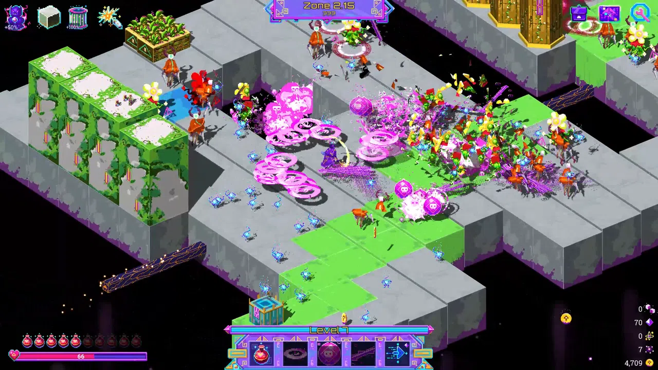 Neon Spellstorm Screenshot 2