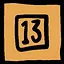 Triskaidekaphobia icon