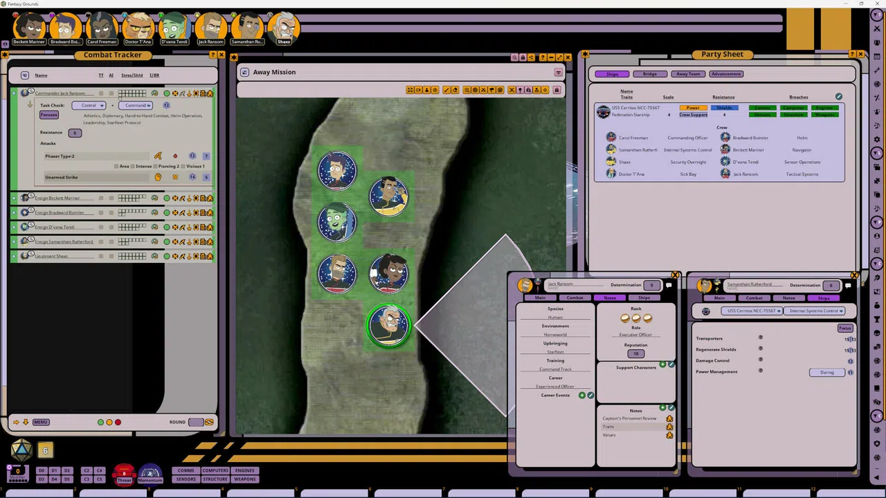 Fantasy Grounds - Star Trek Adventures: Lower Decks Season 2 Crew Pack Screenshot 2