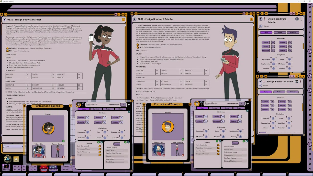 Fantasy Grounds - Star Trek Adventures: Lower Decks Season 2 Crew Pack Screenshot 5