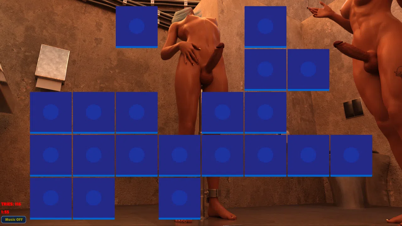 Sexy Memory Puzzle - Futanari BDSM Screenshot 4