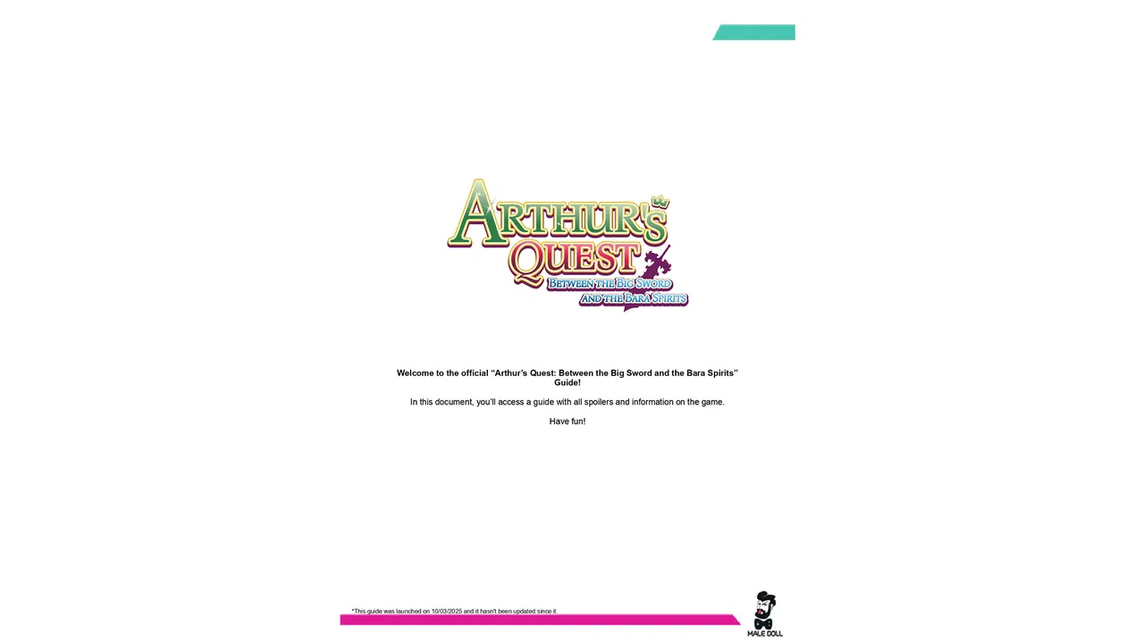 Arthur's Quest: Guide Screenshot 0