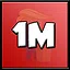 1 million votes for Trump icon