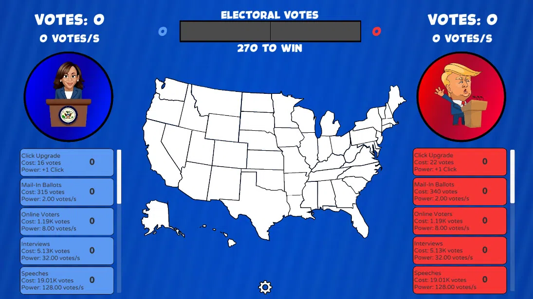Trump vs Harris Clicker Screenshot 4
