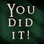 You did it! icon
