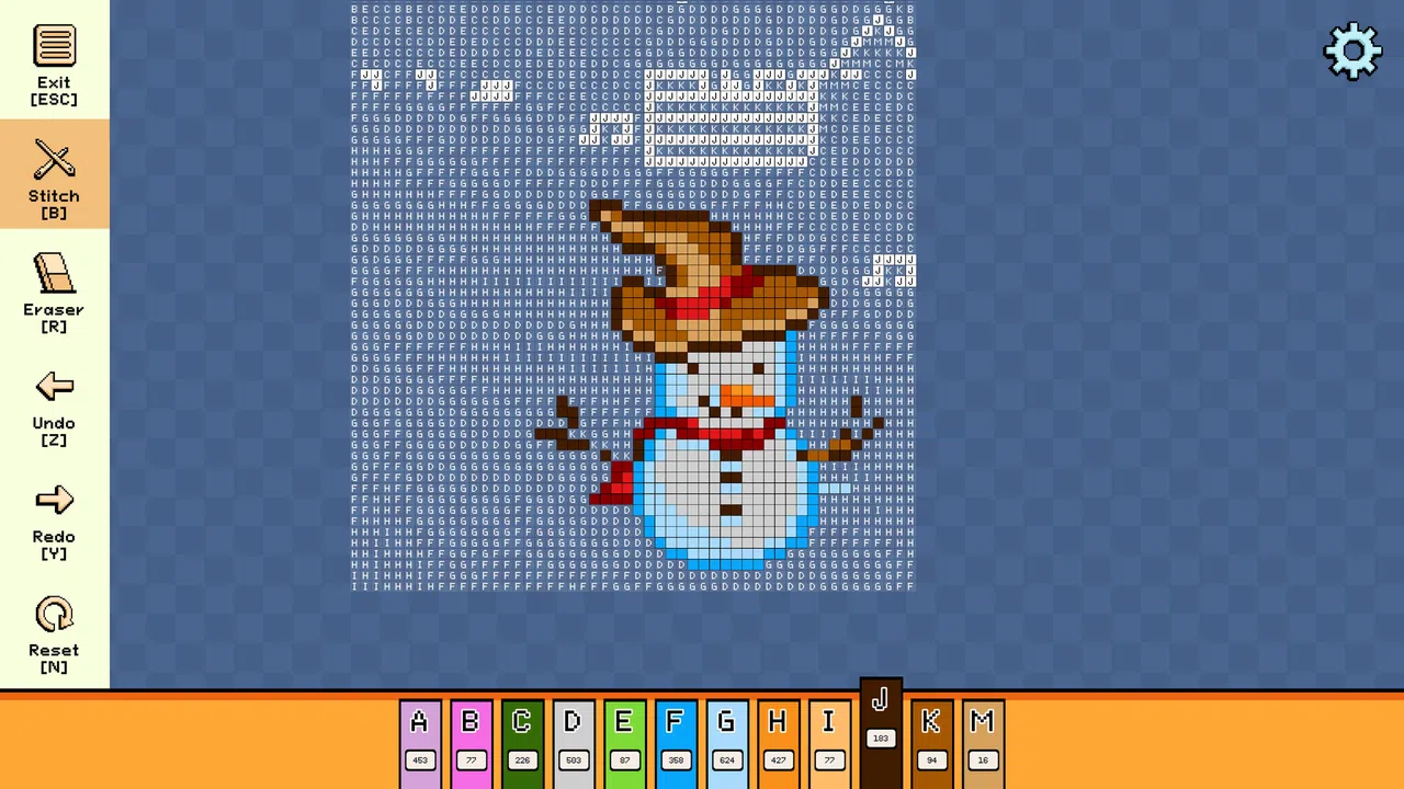 Pixel Cross Stitch - Christmas Pack 3 Screenshot 1