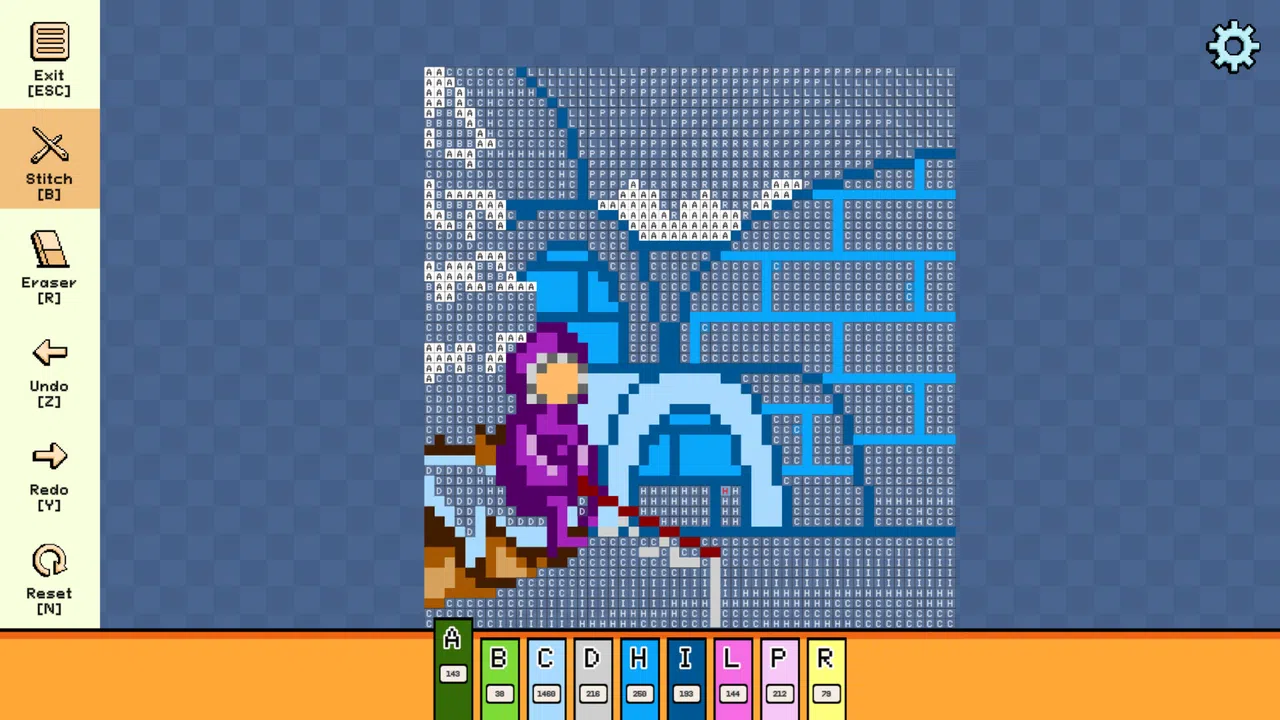 Pixel Cross Stitch - Winter Pack 3 Screenshot 1