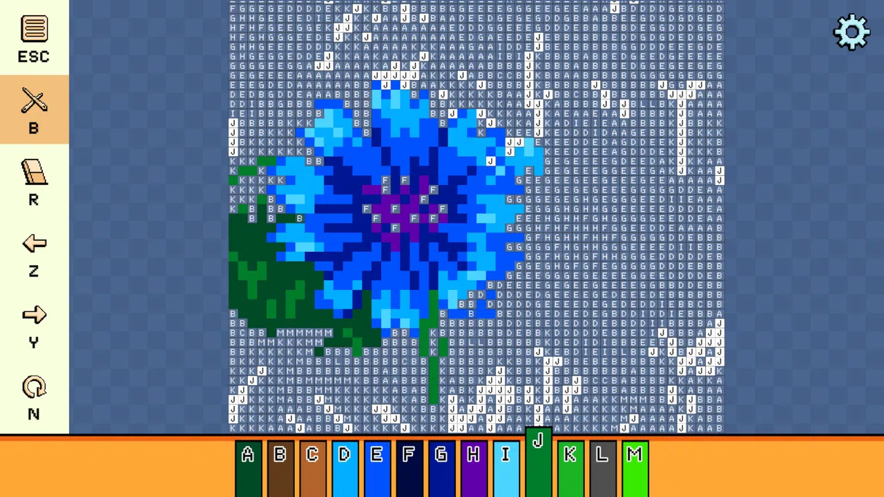 Pixel Cross Stitch - Flowers and Butterflies Pack 2 Screenshot 2