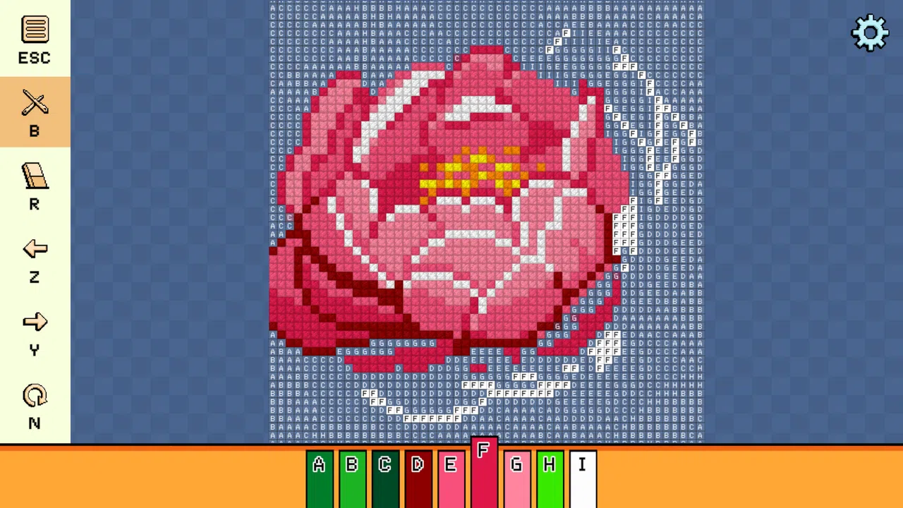 Pixel Cross Stitch - Flowers and Butterflies Pack 2 Screenshot 3