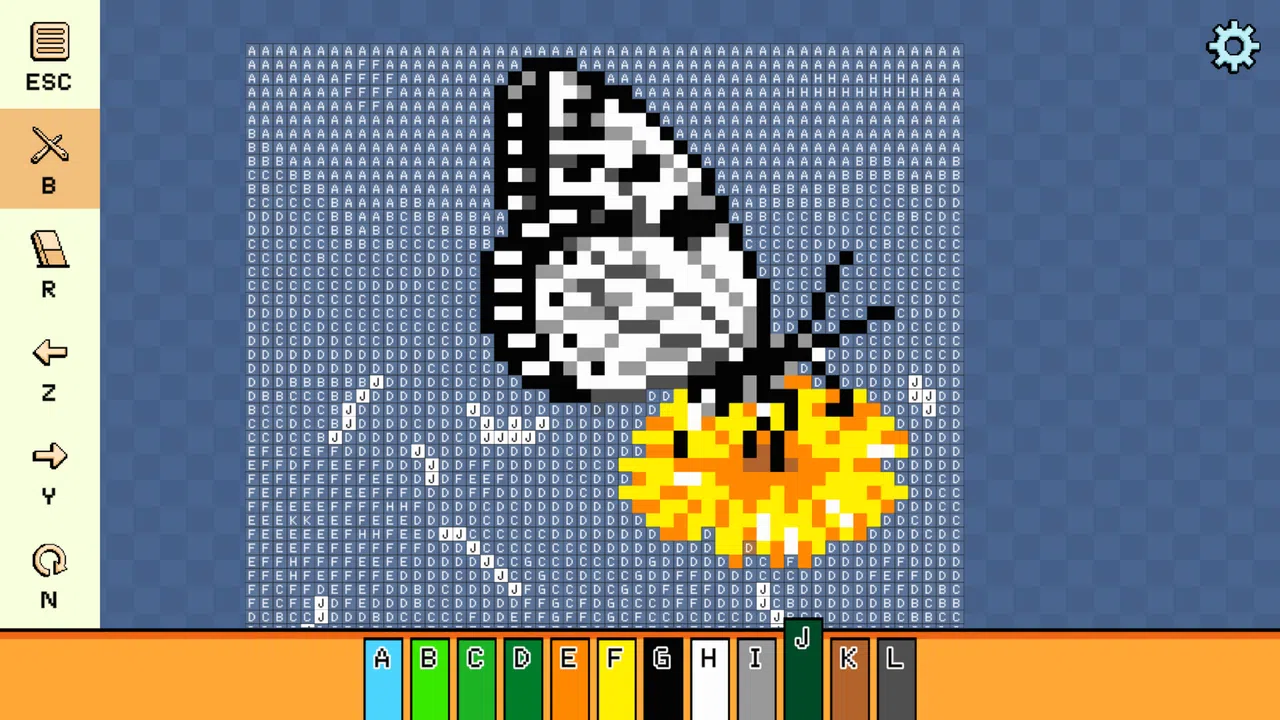Pixel Cross Stitch - Flowers and Butterflies Pack 2 Screenshot 1