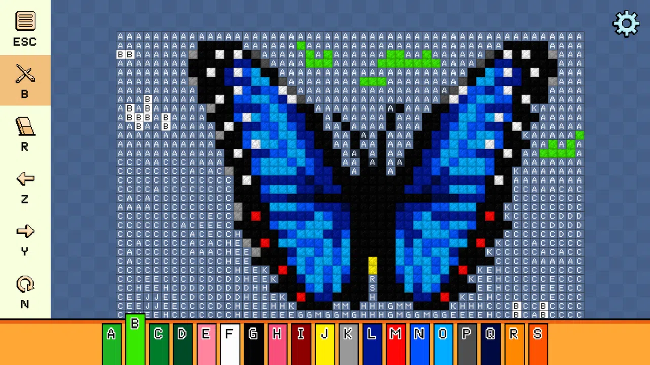 Pixel Cross Stitch - Flowers and Butterflies Pack 2 Screenshot 0
