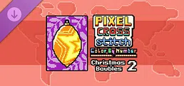 Pixel Cross Stitch - Christmas Baubles Pack 2