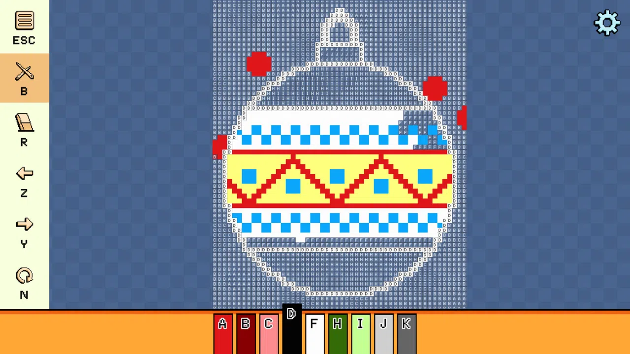 Pixel Cross Stitch - Christmas Baubles Pack 2 Screenshot 2