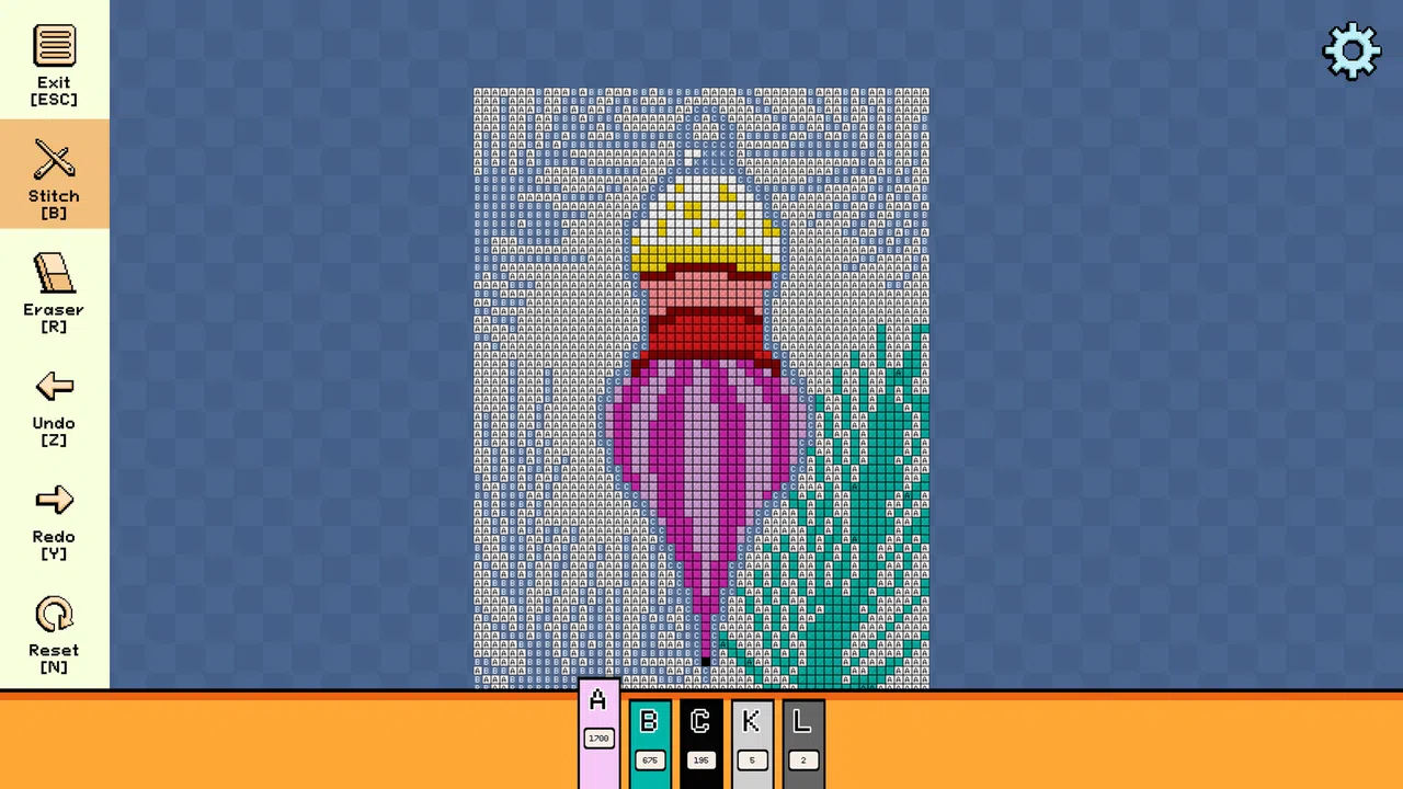 Pixel Cross Stitch - Christmas Baubles Pack 3 Screenshot 1