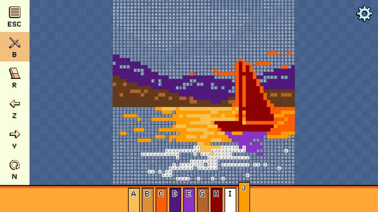Pixel Cross Stitch - Landscapes Pack 3 Screenshot 0