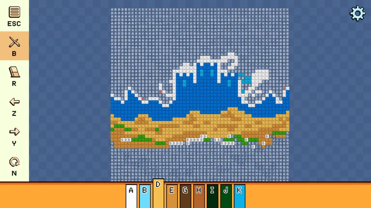 Pixel Cross Stitch - Landscapes Pack 3 Screenshot 1