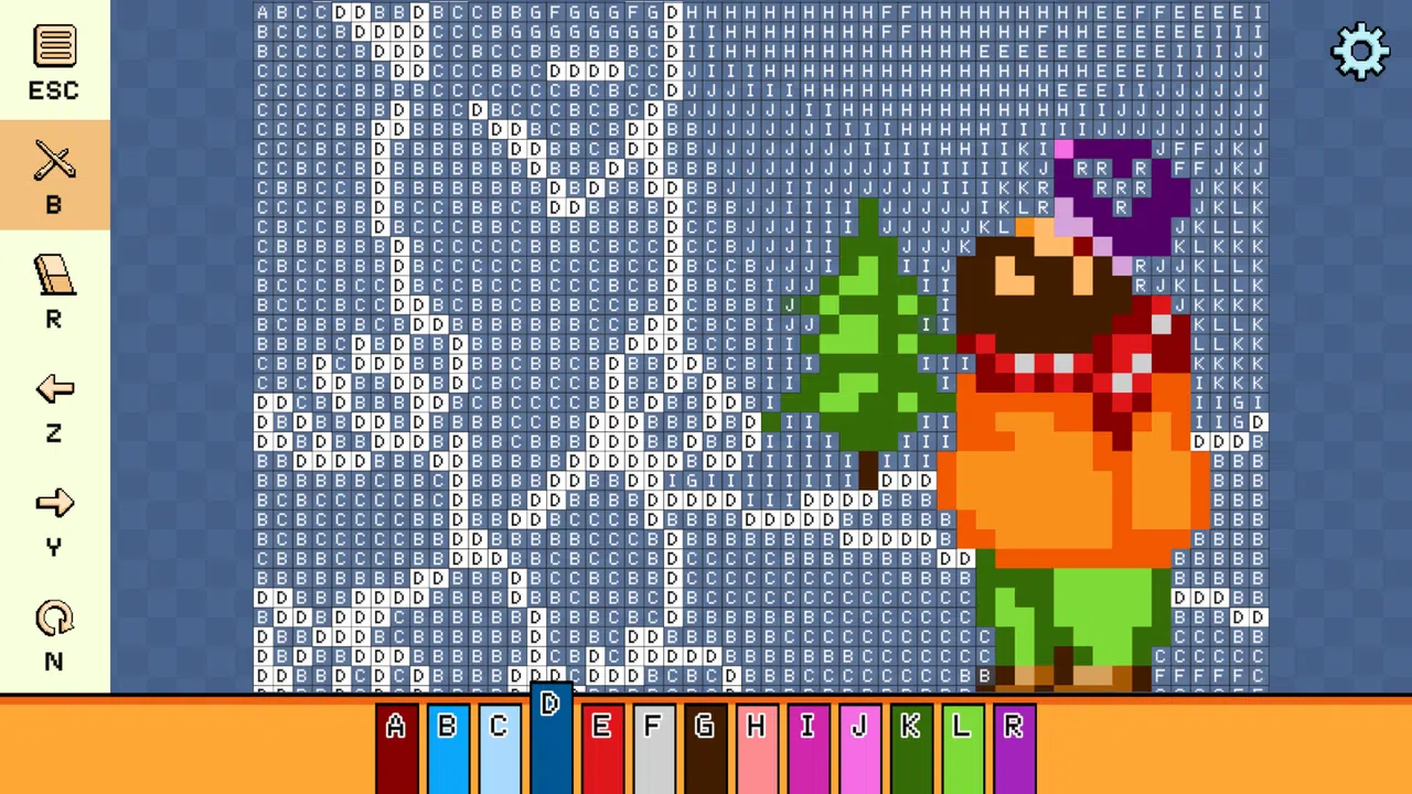 Pixel Cross Stitch - Winter Pack 2 Screenshot 1