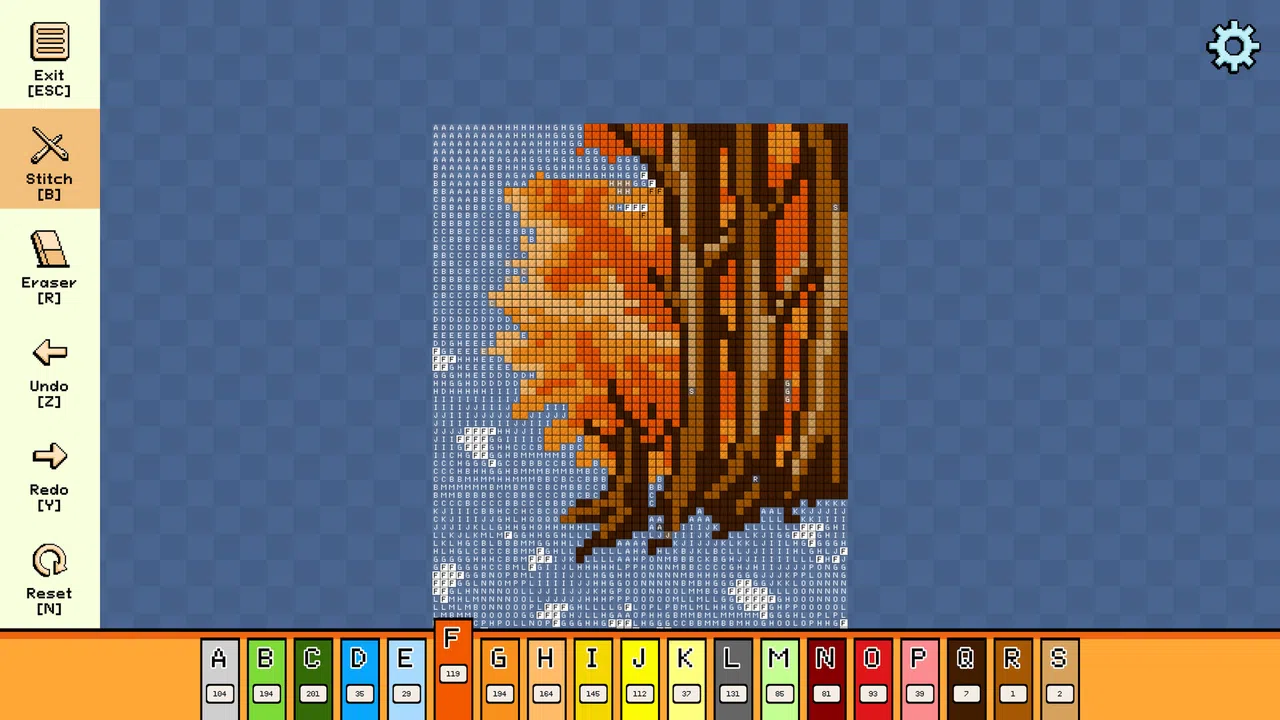 Pixel Cross Stitch - Autumn Pack 3 Screenshot 1