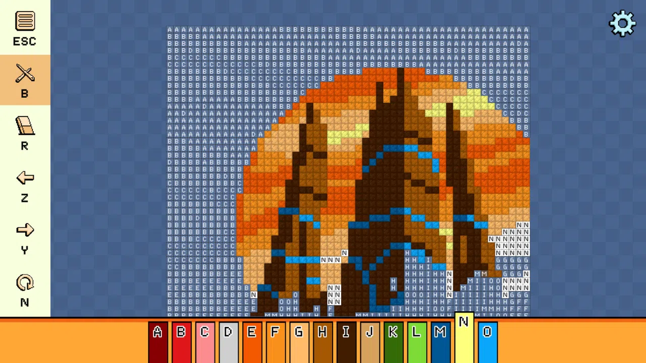 Pixel Cross Stitch - Alien Worlds Pack 2 Screenshot 0