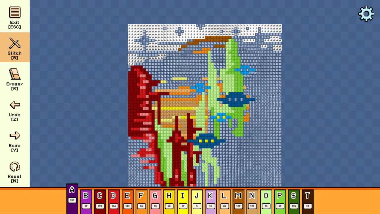 Pixel Cross Stitch - Alien Worlds Pack 3 Screenshot 3