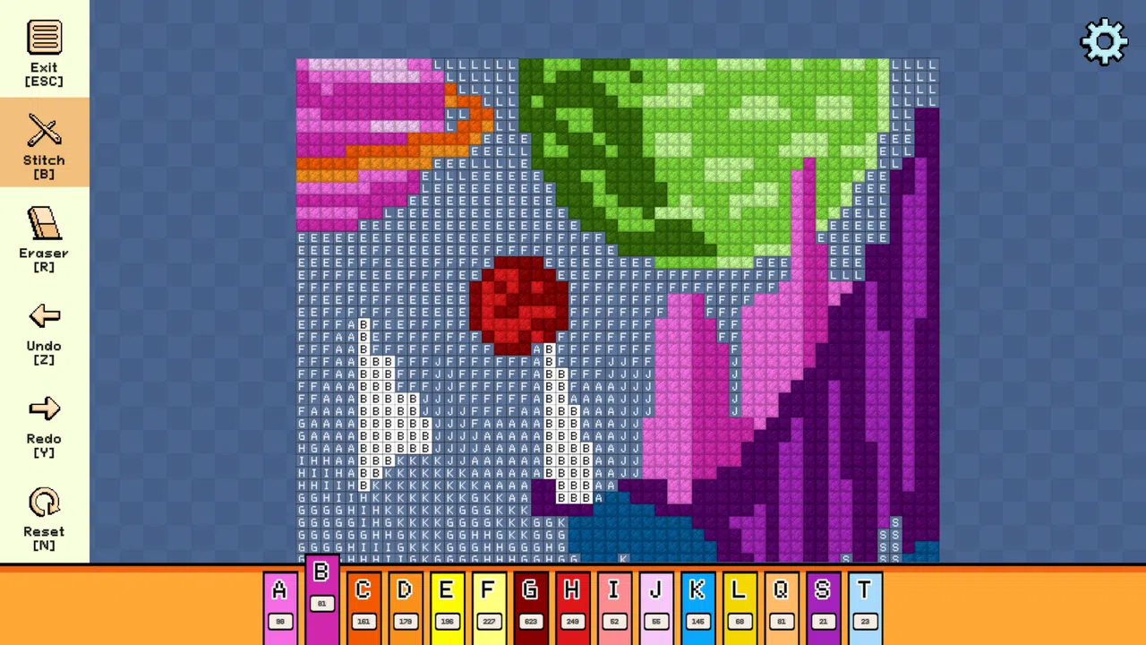 Pixel Cross Stitch - Alien Worlds Pack 3 Screenshot 2