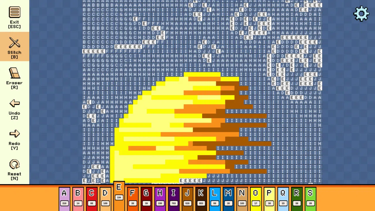 Pixel Cross Stitch - Alien Worlds Pack 3 Screenshot 1