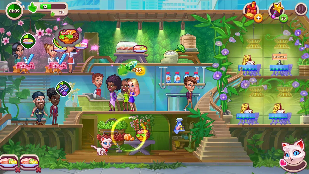 Cafe Dash: Cooking, Diner Game Screenshot 3
