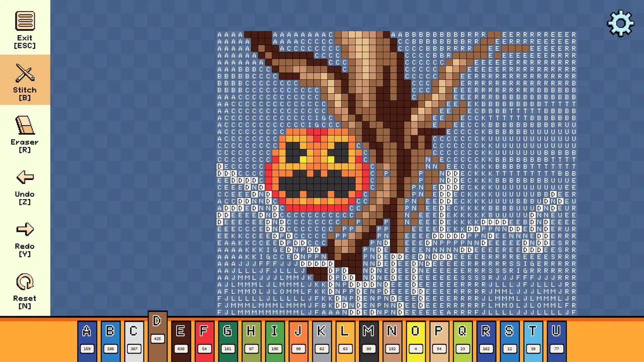 Pixel Cross Stitch - Halloween Pack 2 Screenshot 0