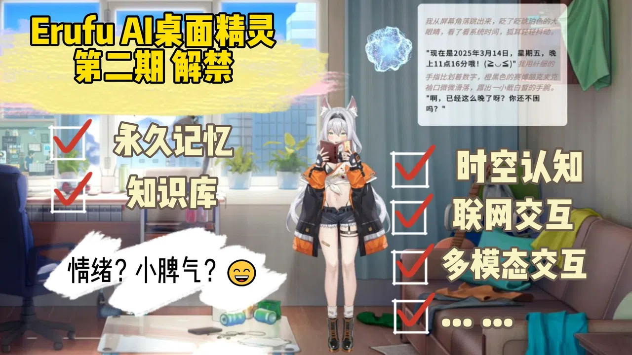 AI桌面伴侣 - 艾露芙 ErufuAI Screenshot 1