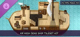 RPG Maker MZ - KR High Seas Ship Tileset Kit