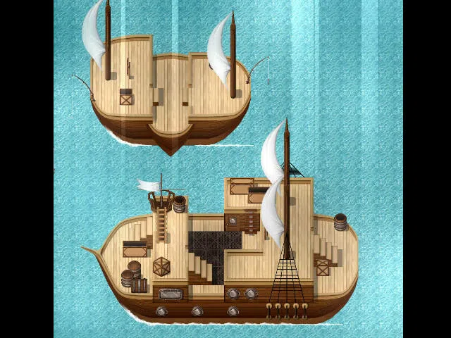 RPG Maker MZ - KR High Seas Ship Tileset Kit Screenshot 0