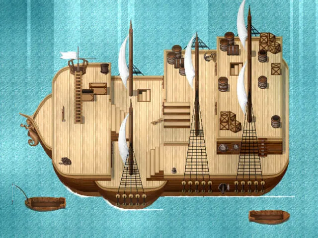RPG Maker MZ - KR High Seas Ship Tileset Kit Screenshot 2