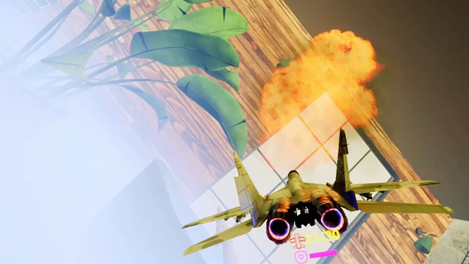 Re shrinking conflict: VR indoor air battle Screenshot 1