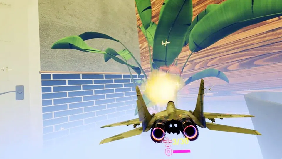 Re shrinking conflict: VR indoor air battle Screenshot 0
