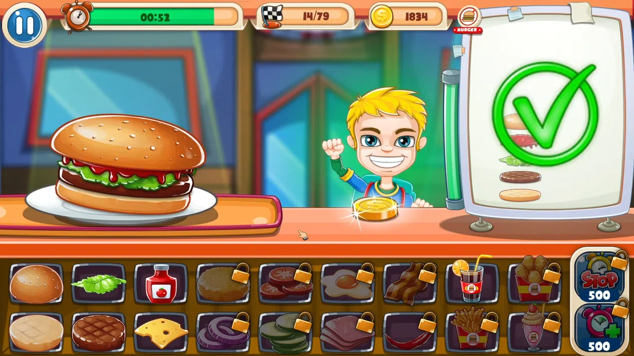 Top Burger Shop Simulator Screenshot 0