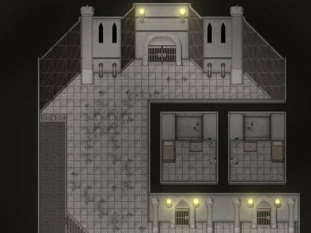 RPG Maker MZ - KR Gothic Prison Tileset Screenshot 5