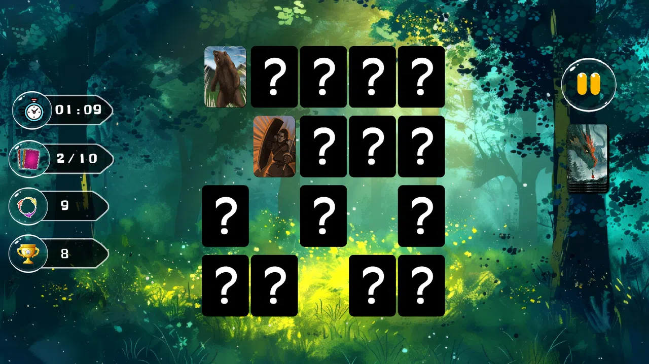 Fantasy Memory A Relaxing Match Game - Expansion Pack 1 Screenshot 4