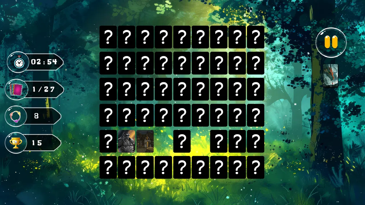 Fantasy Memory A Relaxing Match Game - Expansion Pack 1 Screenshot 2