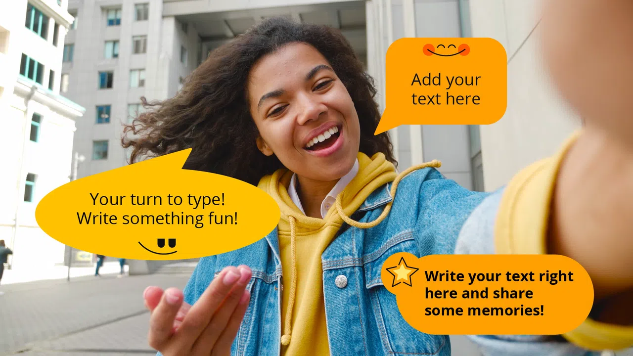 Movavi Video Editor 2025 - Emoji Speech Bubbles Pack Screenshot 0