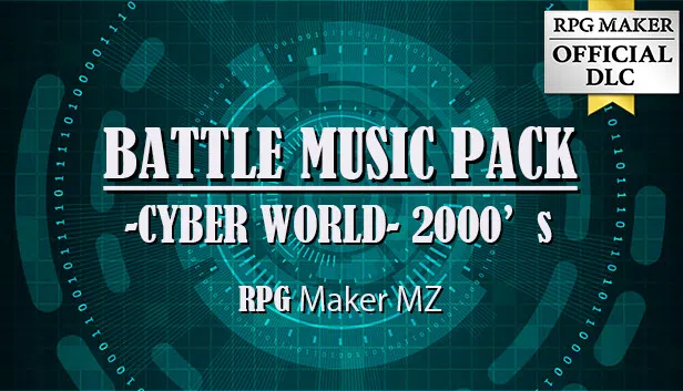 RPG Maker MZ - BATTLE MUSIC PACK -CYBER WORLD- 2000s Screenshot 0