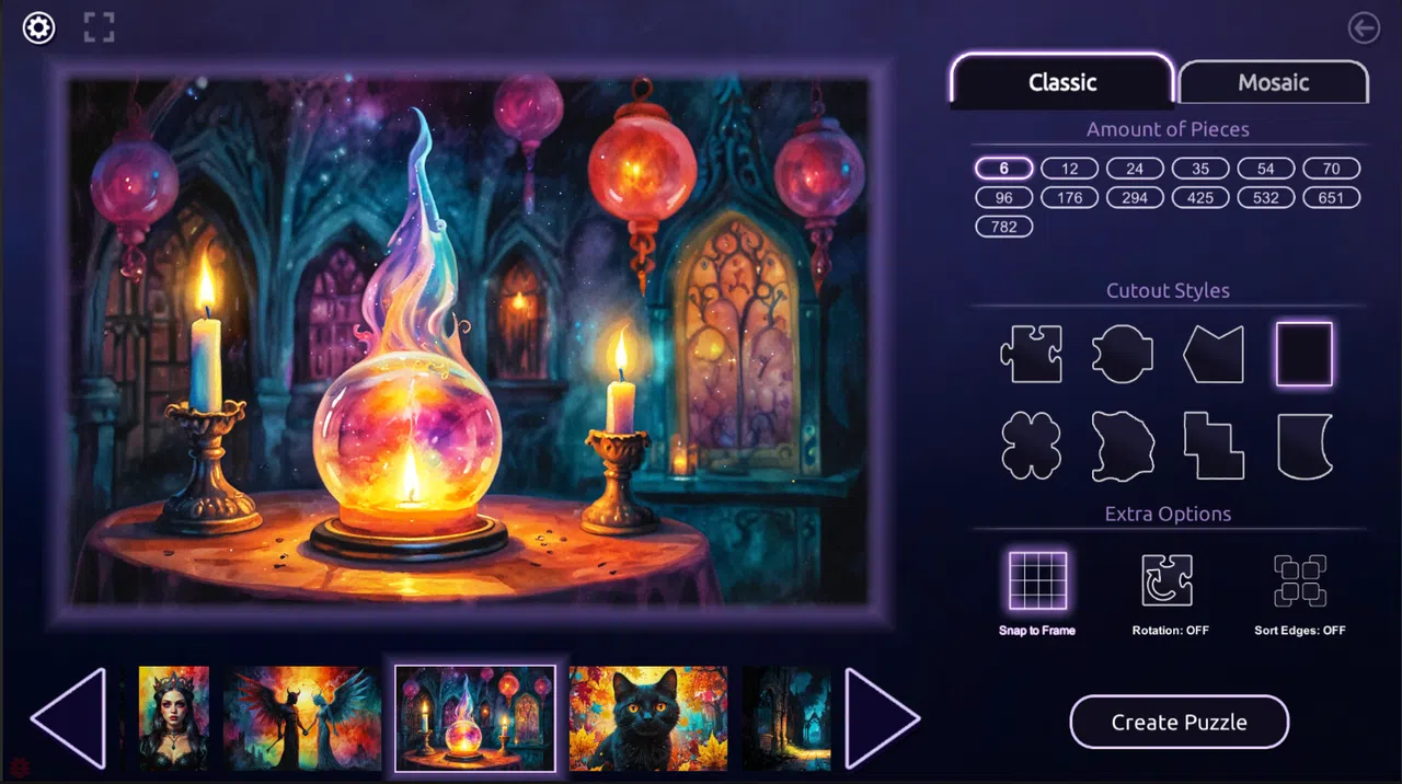 Master of Pieces © Jigsaw Puzzle DLC - Haunted Lights Screenshot 3