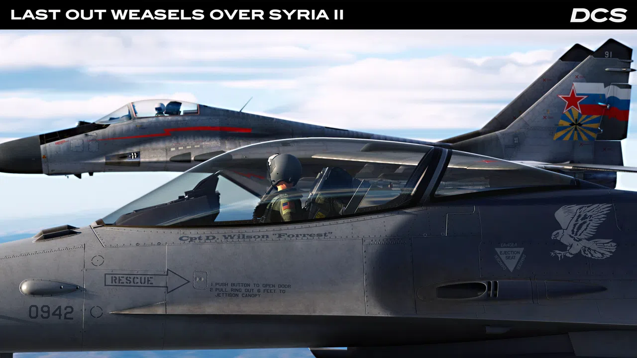 DCS: F-16C Last Out Weasels over Syria II Campaign by Ground Pounder Simulations Screenshot 11