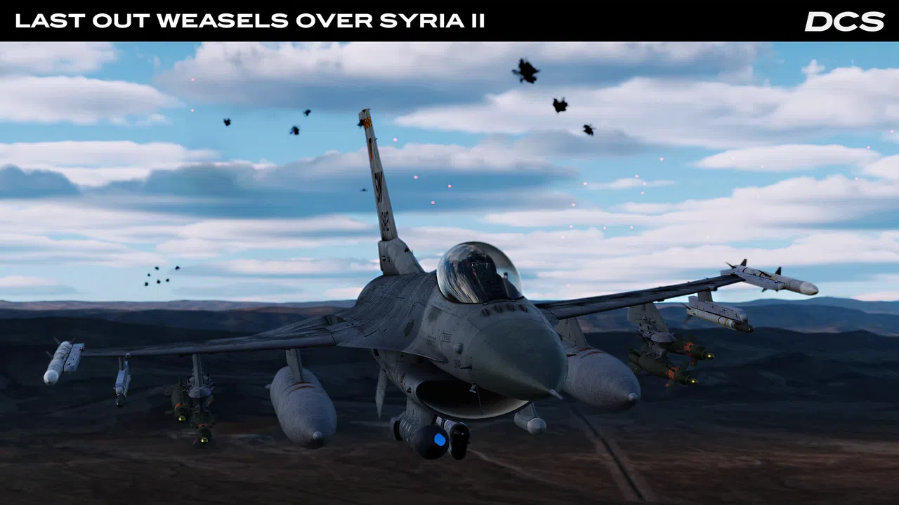 DCS: F-16C Last Out Weasels over Syria II Campaign by Ground Pounder Simulations Screenshot 12