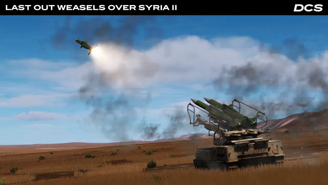 DCS: F-16C Last Out Weasels over Syria II Campaign by Ground Pounder Simulations Screenshot 0