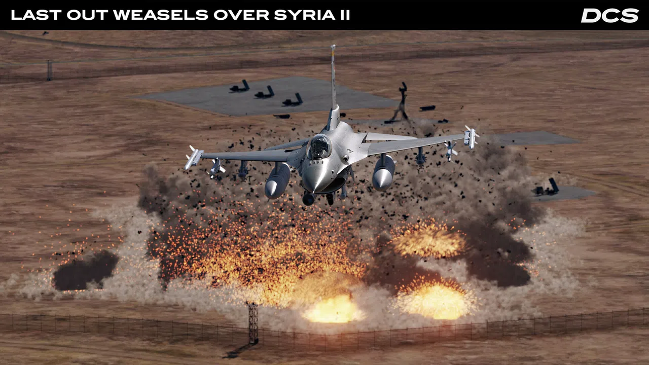 DCS: F-16C Last Out Weasels over Syria II Campaign by Ground Pounder Simulations Screenshot 8
