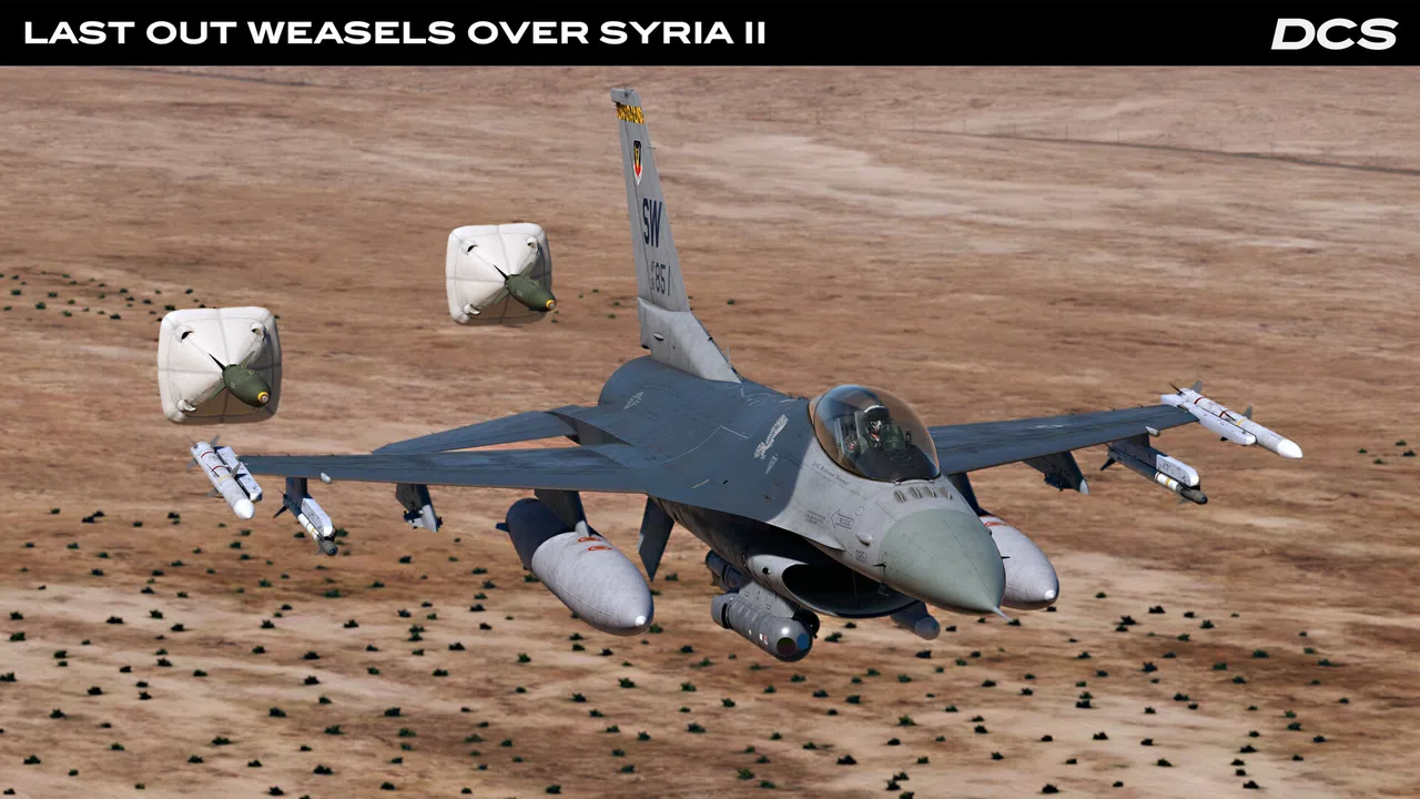 DCS: F-16C Last Out Weasels over Syria II Campaign by Ground Pounder Simulations Screenshot 7